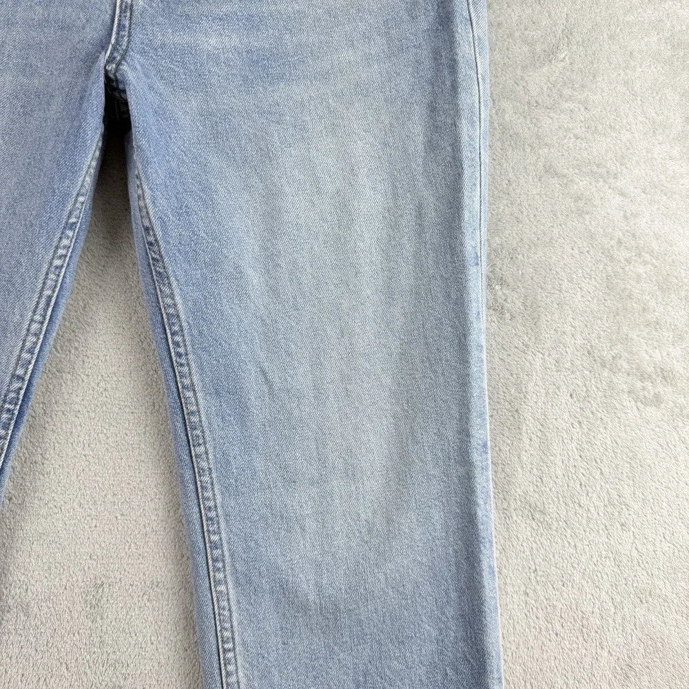 We The Free Light Blue Distressed Straight Leg Jeans